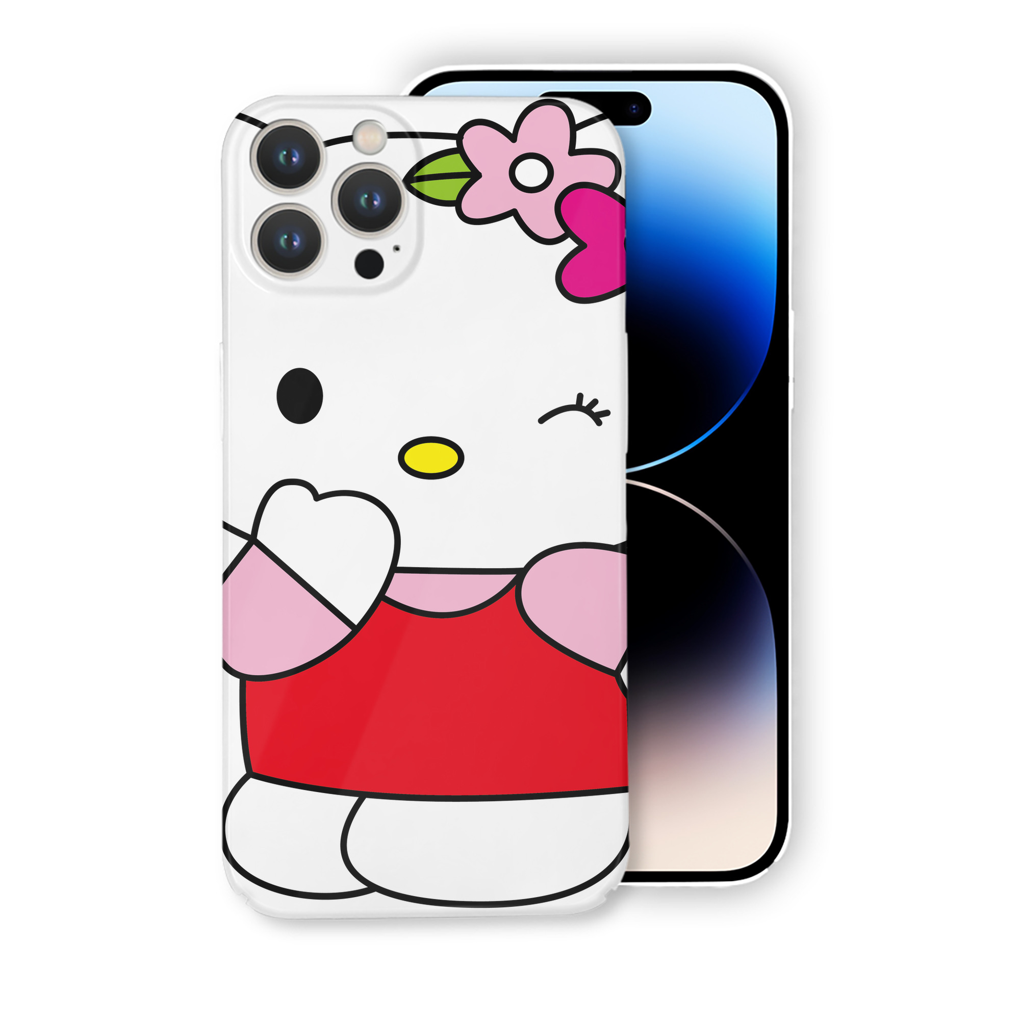 （画像用） Hello Kitty ハローキティ 【iPhone 14シリーズ対応】ハードケース